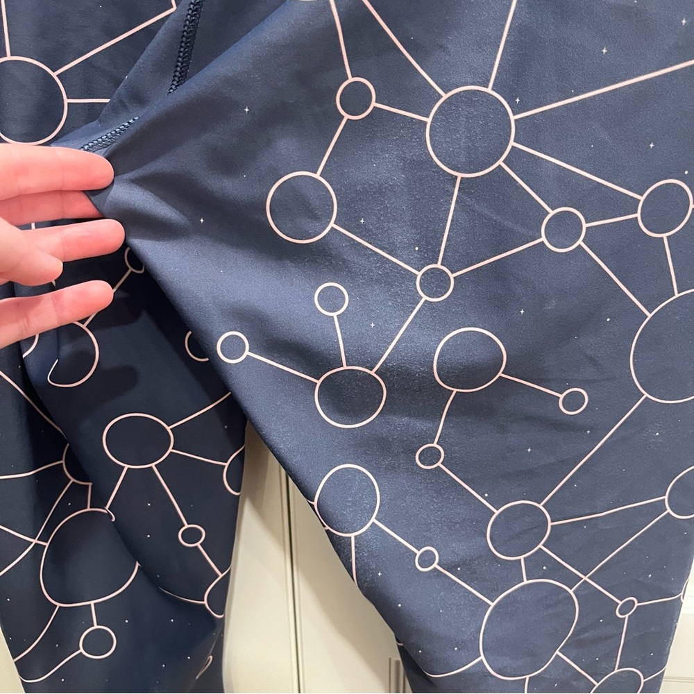 Espeon & Umbreon Starry Leggings Size 2XL Pokémon Center Gray Pink - Picture 7 of 7